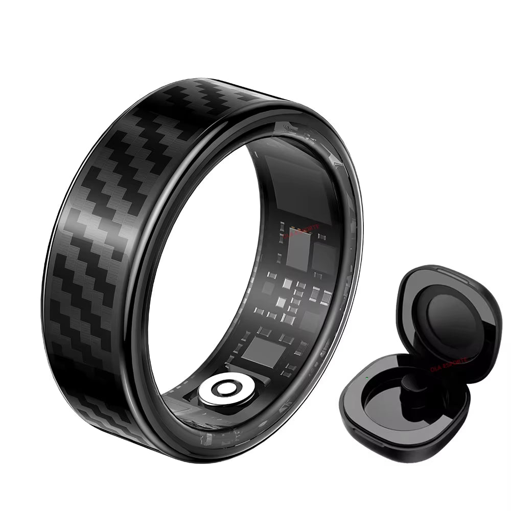 2025 New Smart Ring Call Alert Heart Rate Blood Oxygen Monitoring Pedometer Calorie Multifunctional Fitness Smart Finger Rings
