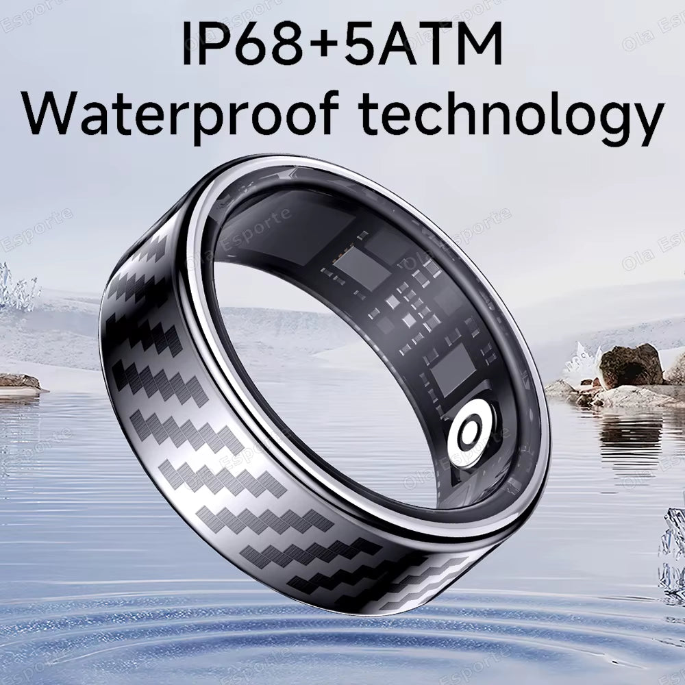 2025 New Smart Ring Call Alert Heart Rate Blood Oxygen Monitoring Pedometer Calorie Multifunctional Fitness Smart Finger Rings